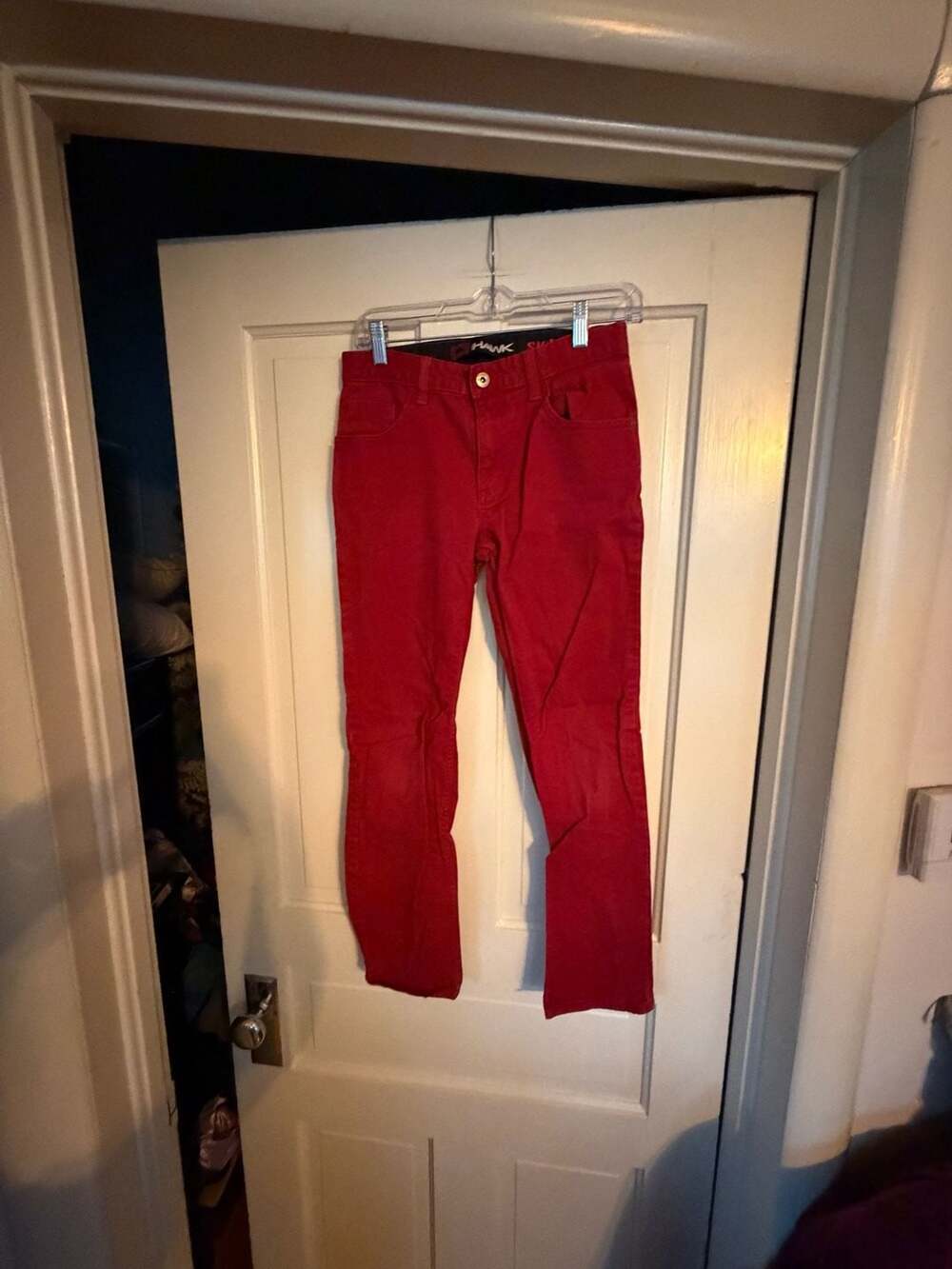 Tony Hawk Red Stretch Slim Fit Jeans Size 16 Regular